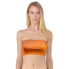 Orange Mosaic Structure Background Bandeau Top by Hannah976