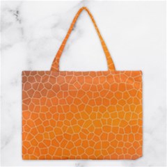 Orange Mosaic Structure Background Medium Tote Bag by Hannah976