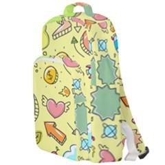 Cute Sketch Child Graphic Funny Double Compartment Backpack by Hannah976