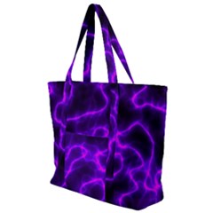 Purple Pattern Background Structure Zip Up Canvas Bag by Hannah976