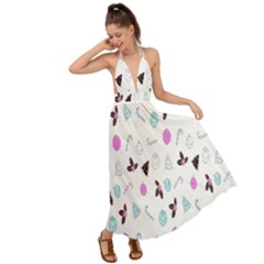 It`s Christmas Outside!   Backless Maxi Beach Dress by ConteMonfrey