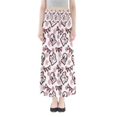 Signs Of Christmas Time  Full Length Maxi Skirt by ConteMonfrey