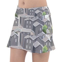 Village Place Portugal Landscape Classic Tennis Skirt by Hannah976