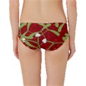 Mistletoe Christmas Texture Advent Classic Bikini Bottoms View2