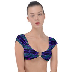 Abstract Pattern Desktop Wallpaper Cap Sleeve Ring Bikini Top by Hannah976