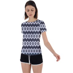 Pattern Abstract Desktop Wallpaper Back Circle Cutout Sports T-shirt by Hannah976