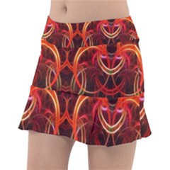 Background Fractal Abstract Classic Tennis Skirt by Hannah976