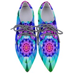 Ornament Kaleidoscope Pointed Oxford Shoes by Hannah976