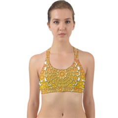 Mandala Background Image Ornament Back Web Sports Bra by Hannah976