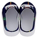 Rocket Halftone Astrology Astronaut Half Slippers View4