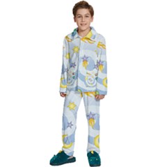 Science Fiction Outer Space Kids  Long Sleeve Velvet Pajamas Set by Sarkoni