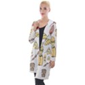 Dinner Meal Food Snack Fast Food Hooded Pocket Cardigan View1