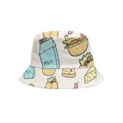 Dinner Meal Food Snack Fast Food Bucket Hat (kids) by Apen