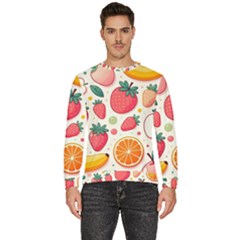 Fruit Sweet Pattern Men s Fleece Sweatshirt by Ravend