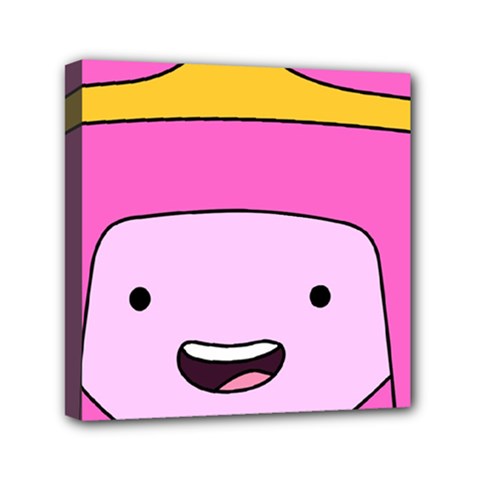 Adventure Time Princess Bubblegum Mini Canvas 6  X 6  (stretched) by Sarkoni