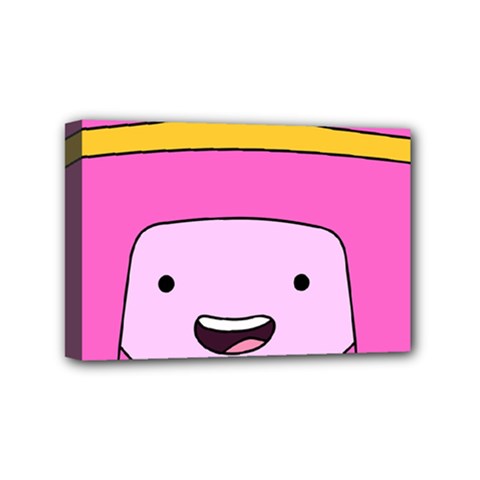 Adventure Time Princess Bubblegum Mini Canvas 6  X 4  (stretched) by Sarkoni