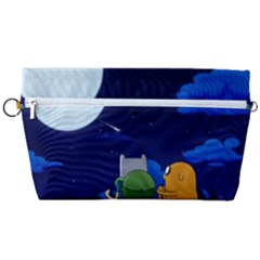 Adventure Time Jake And Finn Night Handbag Organizer by Sarkoni