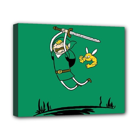 Adventure Time The Legend Of Zelda Canvas 10  X 8  (stretched) by Sarkoni