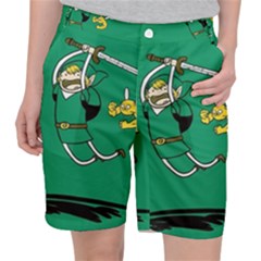 Adventure Time The Legend Of Zelda Women s Pocket Shorts by Sarkoni