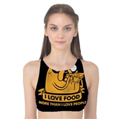 Adventure Time Jake  I Love Food Tank Bikini Top by Sarkoni