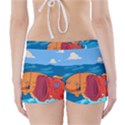 Adventure Time Fish Landscape Boyleg Bikini Wrap Bottoms View2