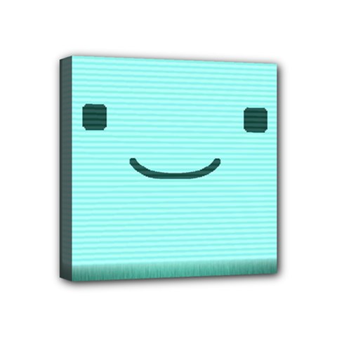 Adventure Time Bmo Mini Canvas 4  X 4  (stretched) by Sarkoni