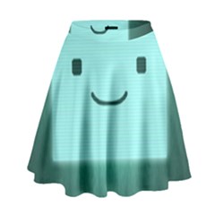 Adventure Time Bmo High Waist Skirt by Sarkoni