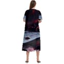 Artistic Creepy Dark Evil Fantasy Halloween Horror Psychedelic Scary Spooky Women s Cotton Short Sleeve Night Gown View4