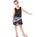 Artistic Creepy Dark Evil Fantasy Halloween Horror Psychedelic Scary Spooky Kids  Sleeveless Dress View1