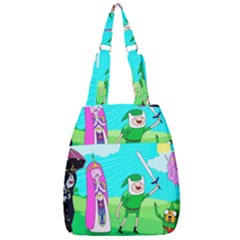 Adventure Time The Legend Of Zelda Parody Center Zip Backpack by Sarkoni