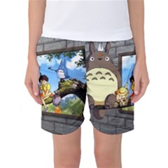 My Neighbor Totoro Women s Basketball Shorts by Sarkoni