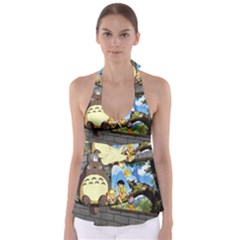 My Neighbor Totoro Tie Back Tankini Top by Sarkoni