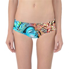 Color Detail Dream Fantasy Neon Psychedelic Teaser Classic Bikini Bottoms by Sarkoni