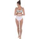 Camels Cactus Desert Pattern Bandaged Up Bikini Top View2