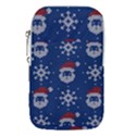 Santa Clauses Wallpaper Waist Pouch (Small) View1