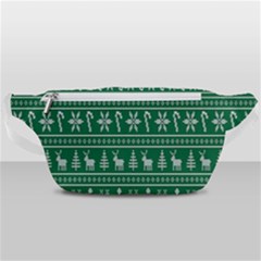 Wallpaper Ugly Sweater Backgrounds Christmas Waist Bag  by artworkshop