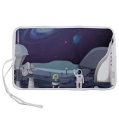 Alien Astronaut Scene Pen Storage Case (m) by Bedest