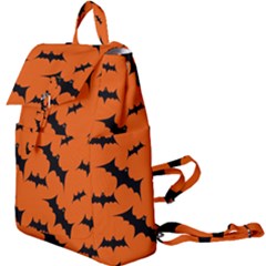 Halloween Card With Bats Flying Pattern Buckle Everyday Backpack by Hannah976