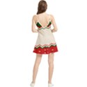 Merry Christmas Happy New Year Summer Frill Dress View2