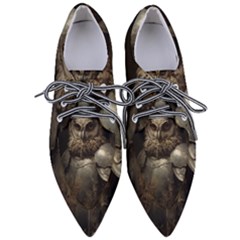 Owl Knight Pointed Oxford Shoes by goljakoff