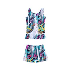 Graffiti Love Kids  Boyleg Swimsuit by essentialimage