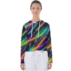 Vibrant Neon Dreams Women s Slouchy Sweat by essentialimage