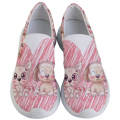 Paw Dog Pet Puppy Canine Cute Women s Lightweight Slip Ons by Sarkoni