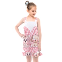 Paw Dog Pet Puppy Canine Cute Kids  Overall Dress by Sarkoni