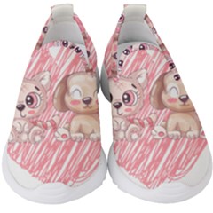 Paw Dog Pet Puppy Canine Cute Kids  Slip On Sneakers by Sarkoni