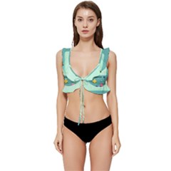 Bmo Adventure Time Low Cut Ruffle Edge Bikini Top by Bedest