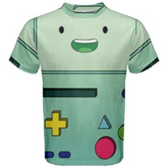 Adventure Time Bmo Beemo Green Men s Cotton T-shirt by Bedest