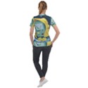 Cartoon Bmo Adventure Time Short Sleeve Zip Up Jacket View2