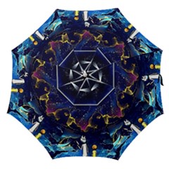 Trippy Kit Rick And Morty Galaxy Pink Floyd Straight Umbrellas by Bedest