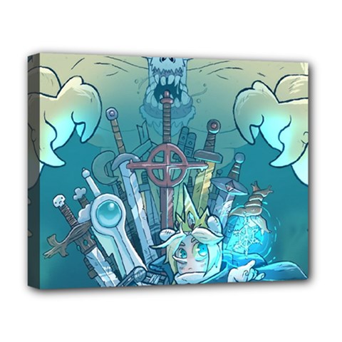 Adventure Time Lich Deluxe Canvas 20  X 16  (stretched) by Bedest